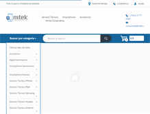 Tablet Screenshot of mtek.cl